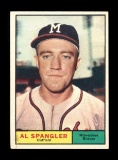 1961 Topps Baseball Card #73 Al Spangler Milwaukee Braves. EX/MT - NM Condi