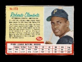 1962 Post Cereal Baseball Card #173 Hall of Famer Roberto Clemente Pittsbur