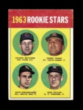 1963 Topps Baseball Card #54 Rookie Stars 1963: Mathews, Fanok, Debusschere