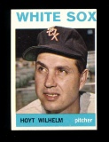 1964 Topps Baseball Card #13 Hall of Famer Hoyt Whilhelm Chicago White Sox.