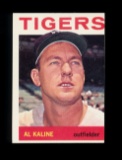 1964 Topps Baseball Card #250 Hall of Famer Al Kaline Detroit Tigers. EX/MT