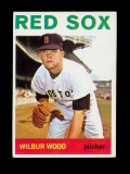 1964 Topps Baseball Card #267 Rookie Wilbur Wood Boston Red Sox. EX/MT - NM