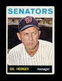 1964 Topps Baseball Card #547 Gil Hodges Washington Senators. VG/EX - EX Co