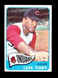 1965 Topps Baseball Card #145 Rookie Luis Tiant Cleveland Indians. EX/MT -