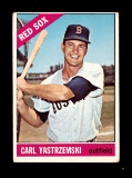 1966 Topps Baseball Card #70 Hall of Famer Carl Yastrzemski Boston Red Sox.