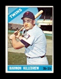 1966 Topps Baseball Card #120 Hall of Famer Harmon Killebrew Minnesota Twin