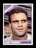 1966 Topps Baseball Card #130 Hall of Famer Joe Torre Atlanta Braves. EX/MT