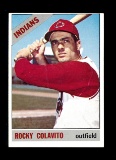 1966 Topps Baseball Card #150 Rocky Colavito Cleveland Indians. EX/MT - NM