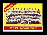1966 Topps Baseball Card #238 Los Angeles Dodgers Team Card. VG/EX - EX+ Co
