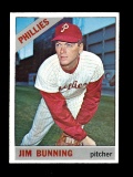 1966 Topps Baseball Card #435 Hall of Famer Jim Bunting Philadelphia Philli