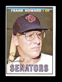 1967 Topps Baseball Card #255 Frank Howard Washington Senators. EX/MT - NM