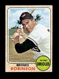 1968 Topps Baseball Card #20 Hall of Famer Brooks Robinson Baltimore Oriole