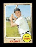 1968 Topps Baseball Card #240 Hall of Famer Al Kaline Detroit Tigers. EX/MT