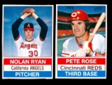 (2) 1976 Hostess Baseball Cards: #66 Pete Rose and #79 Nolan Ryan.