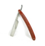 Shumate Razor Co.  St Louis- No. 0125 Round point straight razor. Has great