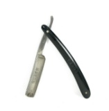 Henry Sears & Son  Pattern # 486 straight razor. Has slick black handles an