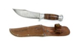 CASE Woodcraft pattern hunting knife with Near Mint Case's Sportsman Sheath