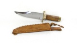 Connecticut Valley Arms Bowie Kit Knife, made in Italy.   11 5/8