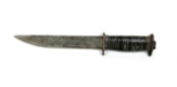 Unmarked (EGW?) Large Fighting Knife.   11-5/8