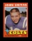 1971 Topps Football Card #1 Hall of Famer Johnny Unitas Baltimore Colts. EX