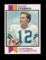 1973 Topps Football Card #475 Hall of Famer Roger Staubach Dallas Cowboys.