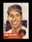 1953 Topps Baseball Card #54 Hall of Famer Bob Feller Cleveland Indians. EX
