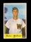 1954 Bowman Baseball Card #168 Ed Fitzgerald Washington Senators. EX/MT - N
