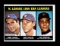 1967 Topps Baseball Card #234 NL ERA Leaders Koufax-Cuellar-Marichal . EX/M
