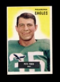 1955 Bowman Football Card #10 Hall of Famer Peter Pihos Philadelphia Eagles
