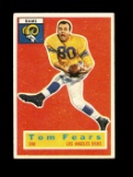 1956 Topps Football Card #42 Hall of Famer Tom Fears Los Angeles Rams. EX C