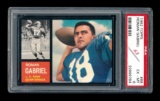 1962 Topps ROOKIE Football Card (Scarce Short Print) #88 Rookie Roman Gabri