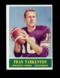 1964 Philadelphia Football Card #109 Fran Tarkenton Minnesota Vikings. EX/M
