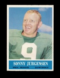 1964 Philadelphia Football Card #186 Hall of Famer Sonny Jurgenson Washingt
