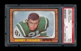 1966 Topps Football Card #98 Gerry Philbin New York Jets. Graded PSA NM-7 C