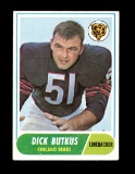 1968 Topps Football Card #127 Hall of Famer Dick Butkus Chicago Bears. EX/M