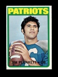 1972 Topps ROOKIE Football Card #65 Jim Plunkett New England Patriots. NM -