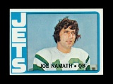 1972 Topps Football Card #100 Hall of Famer Joe Namath New York Jets. NM -