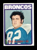1972 Topps ROOKIE Football Card #106 Rookie Lyle Alzado Denver Broncos. NM