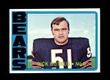 1972 Topps Football Card #170 Hall of Famer Dick Butkus Chicago Bears. NM -