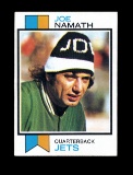 1973 Topps Football Card #400 Hall of Famer Joe Namath New York Jets. NM -