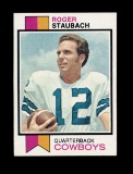 1973 Topps Football Card #475 Hall of Famer Roger Staubach Dallas Cowboys.