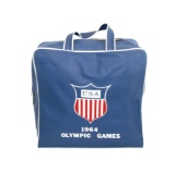 1964 Tokyo Olympic Games USA Vinyl Travel Bag. Unused. 12
