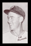 1947-1966 Exhibit Card Hall of Famer Bill Mazeroski Pittsburgh Pirates (Por