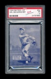 1934 Batter-Up Basedball Card #52 Hal Schumacher New York Giants. Graded PS