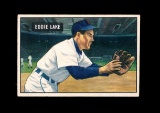 1951 Bowman Baseball Card #140 Eddie Lake Detroit Tigers. EX/MT+ Condition.