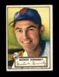 1952 Topps Baseball Card #124 Monte Kennedy New York Giants. EX - EX/MT Con
