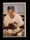 1953 Bowman Color Baseball Card #76 Jim Hearn New York Giants. EX - EX/MT C