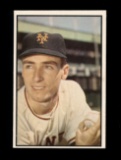 1953 Bowman Color Baseball Card #126 Al Corwin New York Giants. Small Creas