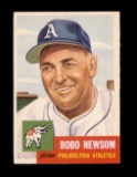 1953 Topps Baseball Card #15 Bobo Newsome Philadelphia Athletics. EX/MT - N