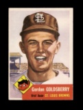 1953 Topps Baseball Card #200 Gorden Goldsberry St Louis Browns. EX/MT - NM